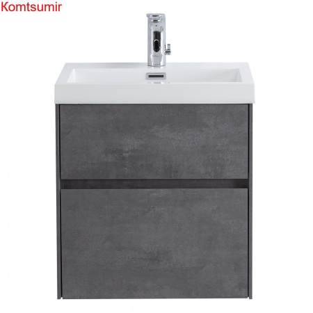 База под раковину подвесная BelBagno PIETRA MINI-500AS-2C-SO-SCM Stucco Cemento