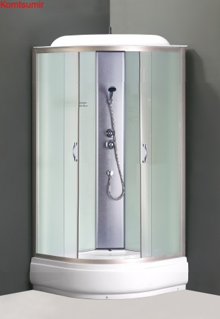 Душевая кабина LORANTO CS-6680-25 F 80х80х215 матовое стекло 4мм, поддон 25 см