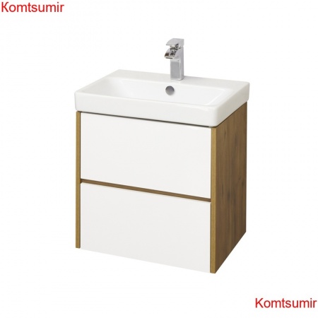 Тумба под раковину AQUATON Сканди 55 подвесная, дуб рустикальный (1A251701SDZ90)