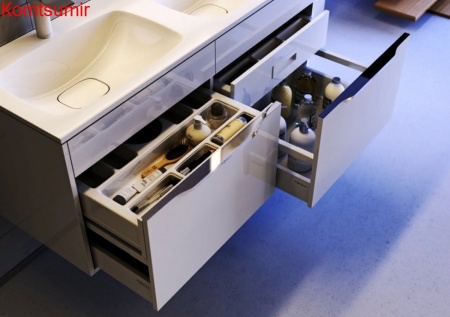 Тумба с раковиной Aqwella 5 stars Malaga 120 крафт темный