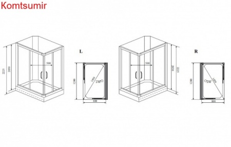 Timo Premium ILMA 102 R душевая кабина (120*80*222)