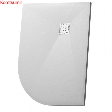 Душевой поддон асимметричный RGW ST/AL-W Белый 900x1200