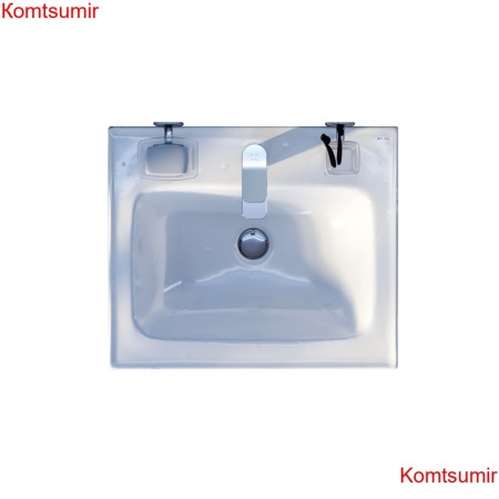 M85AWCC0552WG64 X-Joy, Раковина мебельная, керамическая, 55 см, встроенная, цвет: белый, глянец