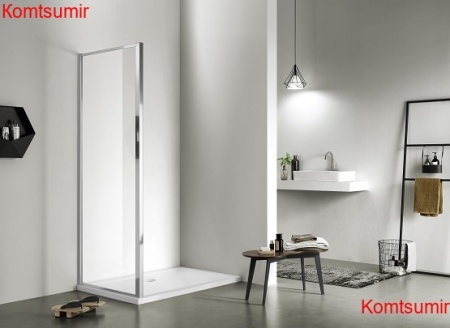 Aquatek Неподвижная душевая стенка для комбинации с дверью 200х100, хром