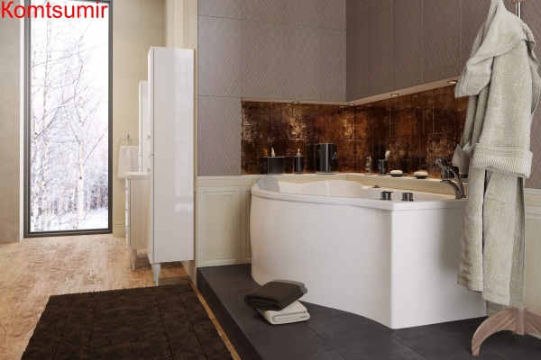 Акриловая ванна 1Marka GRACIA 160x95