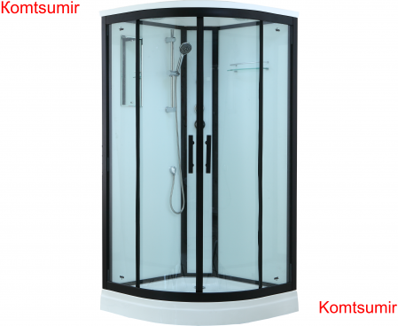 Timo Standart T-6601 Black душевая кабина (100*100*220), шт