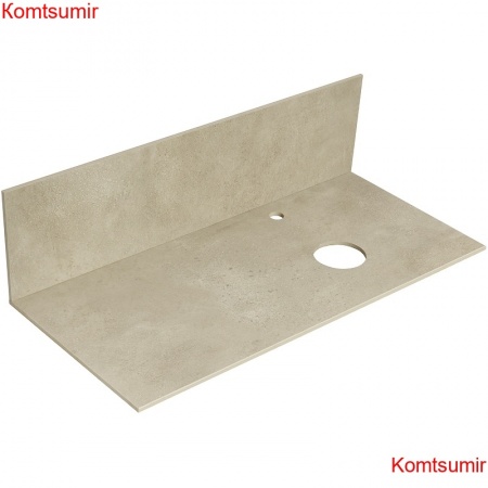 Столешница под раковину Aquaton Мишель 100 с панелью, бежевая (1A253303MIX40)