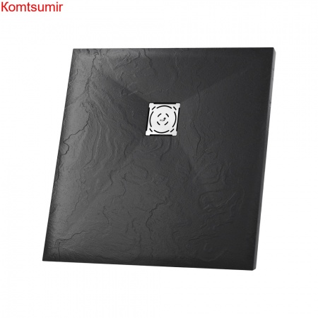 Душевой поддон квадратный RGW ST-B Черный 900x900