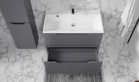 Тумба Wector 80 подвесная антрацит