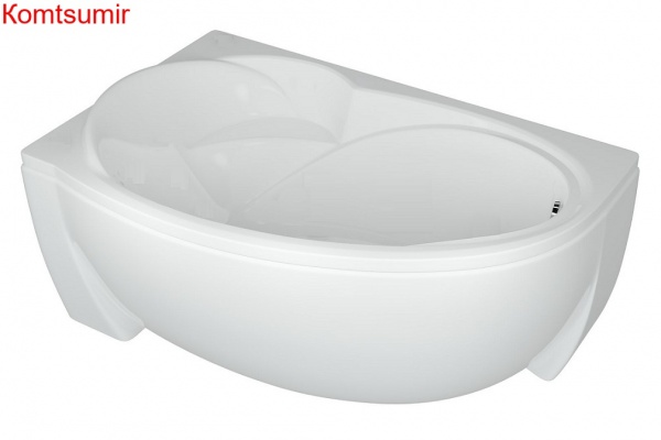 Акриловая ванна с экраном Акватек Бетта 150x95 см