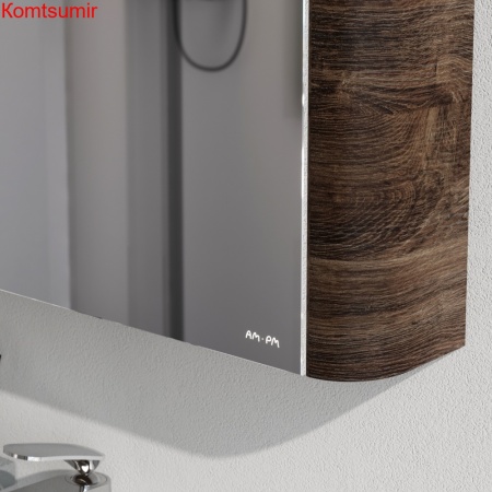M30MCL0801NF Sensation, зеркало, зеркальный шкаф, левый, 80 см, с подсветкой, орех, текстурированная M30MCL0801NF Sensation, зеркало, зеркальный шкаф, левый, 80 см, с подсветкой, орех, текстурированная