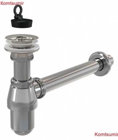 Сифон для раковины AlcaPlast A437 хром