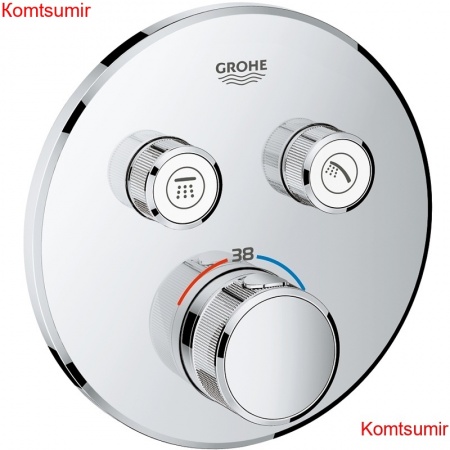 Смеситель для душа Grohe Grohtherm SmartControl  с термостатом, Хром (29119000)