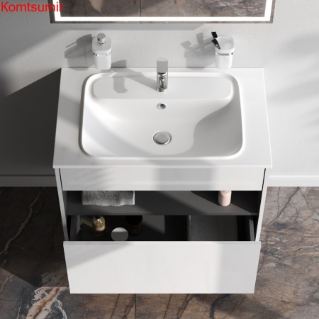 M8FFUX0801WG Func, База с нишей, 1 ящик (pull-out), 80 см, цвет белый глянец