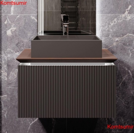 Тумба Strong 80, подвесная антрацит