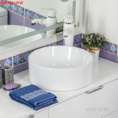 Накладная раковина melana mln-7078a