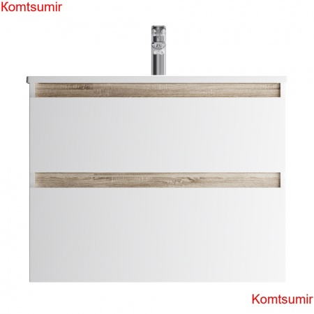 M85AFHX0802WG X-Joy, База под раковину, подвесная, 80 см, 2 ящика, белый глянец