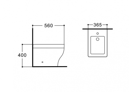 Биде напольное AQUATEK АМАДЕО AQ1264-00, 560*365*400 мм, цвет белый Биде напольное AQUATEK АМАДЕО AQ1264-00, 560*365*400 мм, цвет белый
