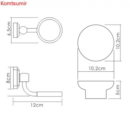 WasserKRAFT K-24129 Мыльница