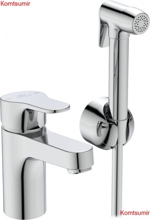 Смеситель для раковины Ideal Standard Сerabase с гигиеническим душем, хром (BC834AA)