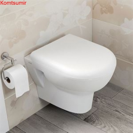 Унитаз подвесной VitrA Zentrum 55795B003-0075 безободковый с сиденьем Унитаз подвесной VitrA Zentrum 55795B003-0075 безободковый с сиденьем