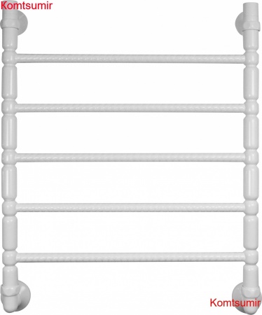 Полотенцесушитель водяной Двин Bubble 2 60/50 1"-1/2" белый