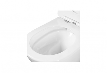 Унитаз подвесной безободковый AQUATEK БЕТТА AQ1253W-00 530*360*345 мм, горизонтальный выпуск, тонкое сиденье с механизмом плавного закрывания, крепеж Унитаз подвесной безободковый AQUATEK БЕТТА AQ1253W-00 530*360*345 мм, горизонтальный выпуск, тонкое сиденье с механизмом плавного закрывания, крепеж