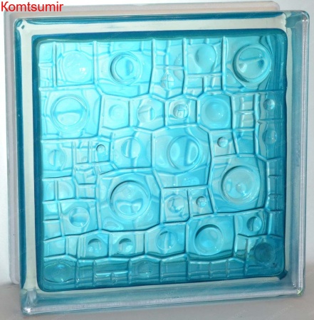 Стеклоблоки Vitrablok окрашенные внутри (Чехия)