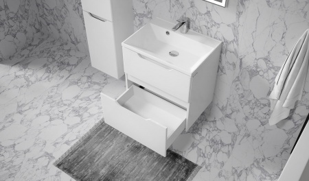 Тумба Wector 60 подвесная белая