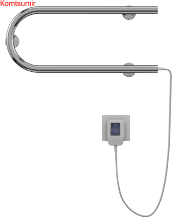 Электро 25 П-обр 500х200 Полотенцесушитель  TERMINUS