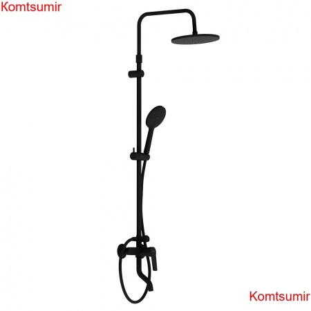 Damixa 977740300 Jupiter душевая система с ванно-душевым смесителем, черный Damixa 977740300 Jupiter душевая система с ванно-душевым смесителем, черный