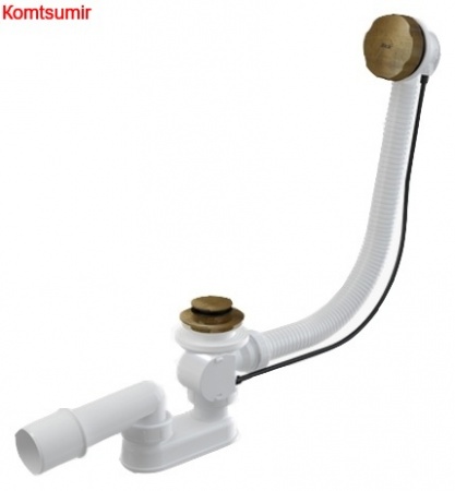 Слив-перелив AlcaPlast A55 ANTIC-60 бронза