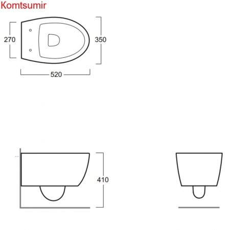 Унитаз подвесной Simas Lft Spazio 350х520х390 безободковый, с креплением F85, цвет белый (LFT18bi) Унитаз подвесной Simas Lft Spazio 350х520х390 безободковый, с креплением F85, цвет белый (LFT18bi)