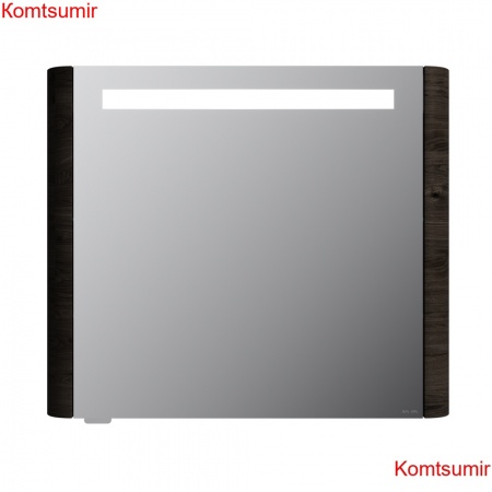 M30MCL0801TF Sensation, зеркало, зеркальный шкаф, левый, 80 см, с подсветкой, табачный дуб, текстур