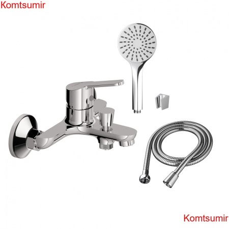 Dorff D1010008 Norma смеситель для ванны и душа с душевым набором в комплекте