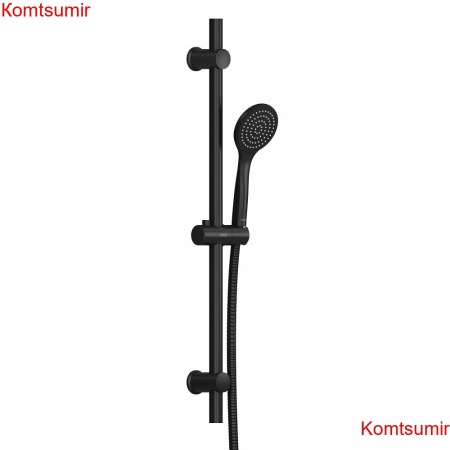 Dorff D0108000BL Comfort душевой комплект, ручной душ 1F, стойка 600 мм, черный