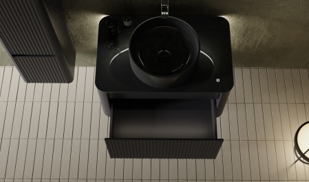 Тумба Lumino 80 подвесная Антрацит