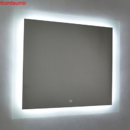 Зеркало AZARIO Норма 1000*800, LED-подсветка, сенсорный выключатель Зеркало AZARIO Норма 1000*800, LED-подсветка, сенсорный выключатель
