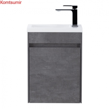 База под раковину подвесная BelBagno PIETRA MINI-400-1A-SO-SCM-L Stucco Cemento