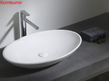 Раковина Trend, накладная, белая (AZ- 40148)