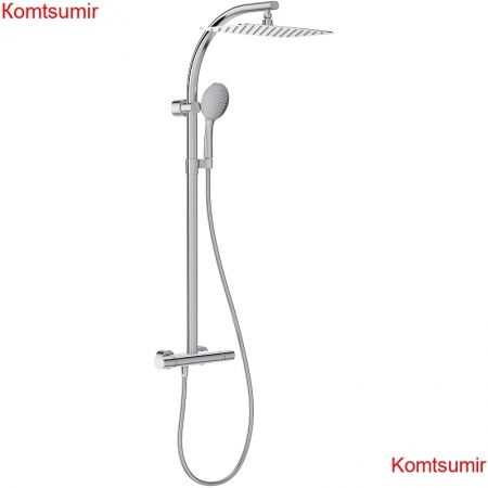 Душевая колонна Jacob Delafon Talan термостатический картридж, хром (E20642-CP)