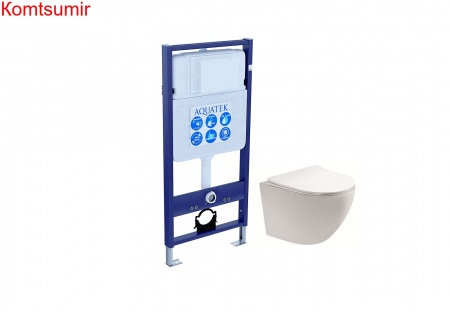 SET AQUATEK ЕВРОПА (рама AQUATEK Standard INS-0000012(без клавиши и крепежа)+унитаз ЕВРОПА AQ1900-00 с тонким сиденьем soft-close SET AQUATEK ЕВРОПА (рама AQUATEK Standard INS-0000012(без клавиши и крепежа)+унитаз ЕВРОПА AQ1900-00 с тонким сиденьем soft-close