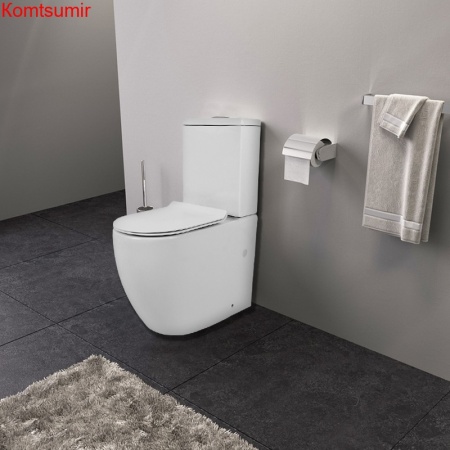 Унитаз напольный Azario CORSA 630x380x830 безободковый с бачком и сиденьем микролифт (AZ-2062S) Унитаз напольный Azario CORSA 630x380x830 безободковый с бачком и сиденьем микролифт (AZ-2062S)