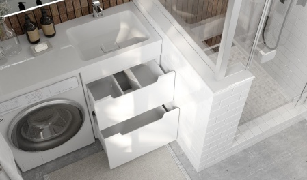 Тумба под стиральную машину Forte 120, напольная правая