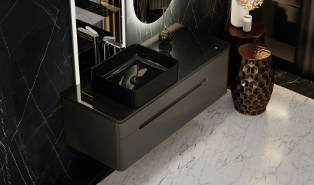 Тумба Shine 120 подвесная антрацит