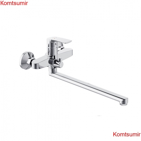 Damixa 489000000 Eclipse 2.0 Смеситель для ванной и душа с универсальным изливом, хром