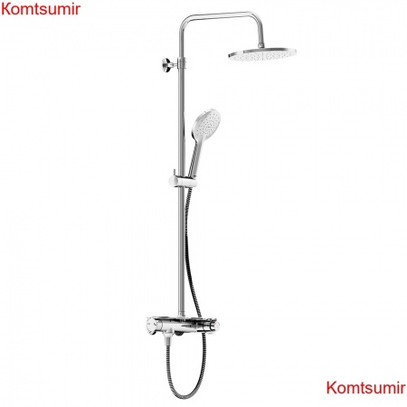 Damixa 977750000 Jupiter душевая система с душевым ТМС смесителем-полкой, хром Damixa 977750000 Jupiter душевая система с душевым ТМС смесителем-полкой, хром