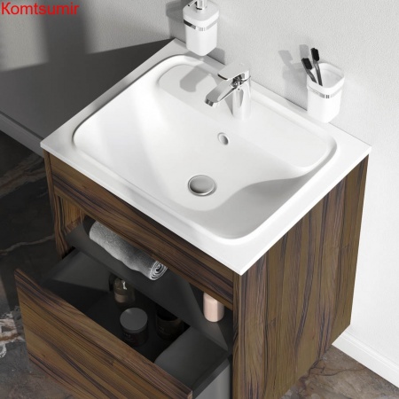 M8FFUX0601OF Func, База с нишей, 1 ящик (pull-out), 60 см, цвет дерево текстурир-ое