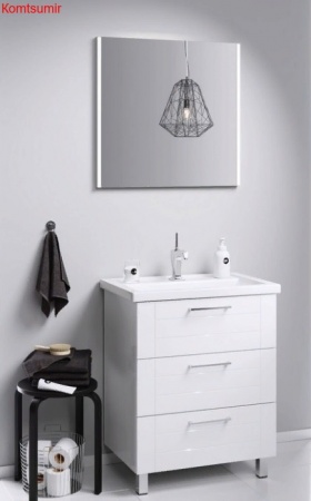 Тумба с раковиной Aqwella Manchester 80 напольная