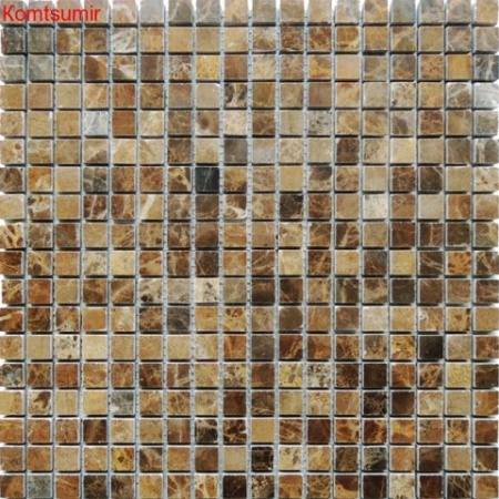 Мозаика Caramelle Mosaic Emperador Dark POL 15x15x4 Мозаика Caramelle Mosaic Emperador Dark POL 15x15x4